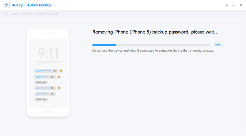 backing up
